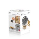 Innovagoods Savny Salvadanaio digitale - Schermo LCD - Compatibile con gli euro - Pulsante di reset - 12x17 cm - Colore grigio e trasparente - immagine 4