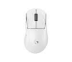 Logitech G PRO X Superlight 2 DEX Mouse da gioco wireless - Sensore HERO 2 fino a 44000 DPI - Tecnologia Lightspeed e Polling 8000 Hz - Interruttori ibridi Lightforce - Ultraleggero 60 g - 5 pulsanti programmabili - Colore bianco