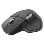 Logitech MX Master 4 Mouse wireless avanzato - Sensore Darkfield 8K DPI - Scorrimento MagSpeed 1000 linee al secondo - Risposta tattile personalizzabile Haptic Sense - Bluetooth e Logi Bolt - Colore grafite