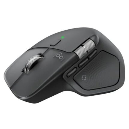 Logitech MX Master 4 Mouse wireless avanzato - Sensore Darkfield 8K DPI - Scorrimento MagSpeed 1000 linee al secondo - Risposta tattile personalizzabile Haptic Sense - Bluetooth e Logi Bolt - Colore grafite