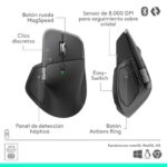 Logitech MX Master 4 Mouse wireless avanzato - Sensore Darkfield 8K DPI - Scorrimento MagSpeed 1000 linee al secondo - Risposta tattile personalizzabile Haptic Sense - Bluetooth e Logi Bolt - Colore grafite - immagine 2