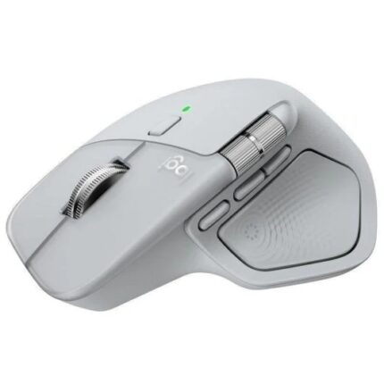 Logitech MX Master 4 Mouse wireless avanzato - Sensore Darkfield 8K DPI - Scorrimento MagSpeed 1000 linee al secondo - Risposta tattile personalizzabile Haptic Sense - Bluetooth e Logi Bolt - Colore grigio