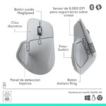 Logitech MX Master 4 Mouse wireless avanzato - Sensore Darkfield 8K DPI - Scorrimento MagSpeed 1000 linee al secondo - Risposta tattile personalizzabile Haptic Sense - Bluetooth e Logi Bolt - Colore grigio - immagine 2