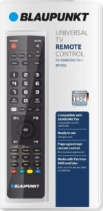 Blaupunkt Telecomando universale per Samsung - Preconfigurato - Alimentazione a batterie - Controllo a infrarossi - Colore nero - immagine 3