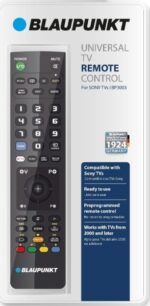 Blaupunkt Telecomando universale per Sony - Preconfigurato - Alimentazione a batterie - Controllo a infrarossi - Colore nero - immagine 3