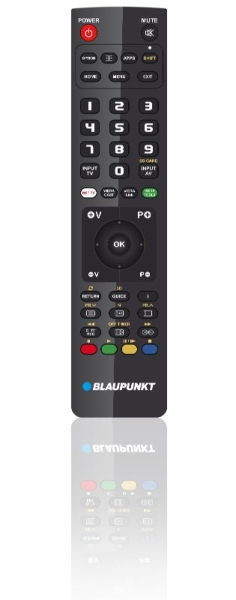 Blaupunkt Telecomando universale per Panasonic - Preconfigurato - Alimentazione a batterie - Controllo a infrarossi - Colore nero