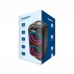 Daewoo Altoparlante Karaoke Wireless - 40W - Bluetooth - Radio FM - Batteria 2000mAh - Microfono incluso - MicroSD - Jack 3,5 mm - USB - Luce LED RGB - Ricaricabile - Colore nero - immagine 5