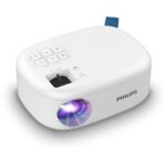 Proiettore LED Philips - HD 720P - Luminosità 100 lumen ANSI - Proiezione fino a 80 pollici - WiFi - Altoparlanti integrati - HDMI - USB - Duplicazione schermo - Colore bianco - immagine 3