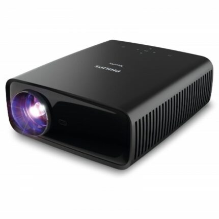 Proiettore LED Philips - FullHD 1080p - Bluetooth - Proiezione fino a 80 pollici - WiFi - Correzione automatica dell'immagine - Altoparlanti integrati - HDMI - USB - Jack 3