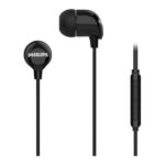 Philips Auricolari intraurali con cavo - Accessori inclusi - Microfono integrato - USB-C - Isolamento acustico passivo - Pulsante multifunzione - Colore nero