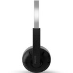 Philips Cuffie supraaurali wireless - Bluetooth 5.4 - Autonomia fino a 26 ore - Portata 10 m - Connettore USB-C - Altoparlante da 40 mm - Colore nero e grigio - immagine 4