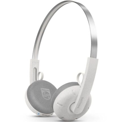 Philips Cuffie supraaurali wireless - Bluetooth 5.4 - Autonomia fino a 26 ore - Portata 10 m - Connettore USB-C - Altoparlante da 40 mm - Colore bianco