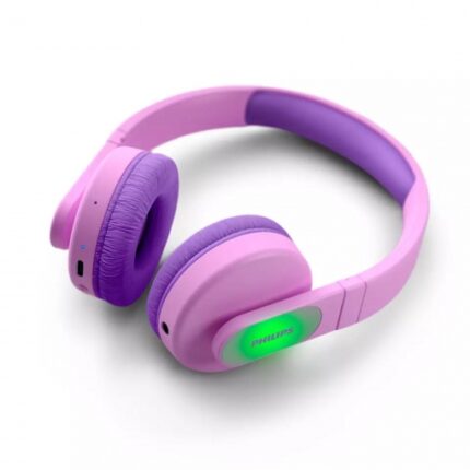 5 mm - Portata 10 m - Pieghevoli - Microfono integrato - Connettore USB-C - Altoparlante da 32 mm - Colore rosa