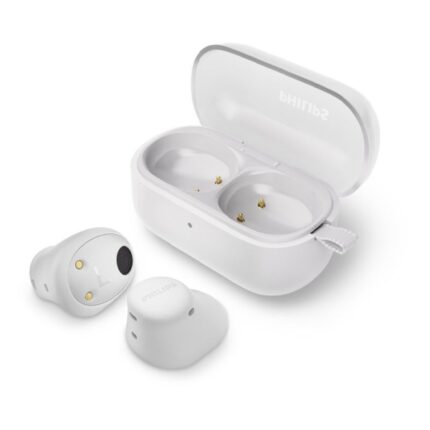 Philips Auricolari intraurali wireless - Bluetooth - TWS - IPX4 - Microfono integrato - Colore bianco