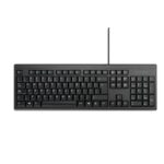 Tastiera completa Kensington KB100 EQ USB-A - Realizzata con il 64% di materiale riciclato - Membrana resistente agli schizzi - Colore nero