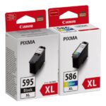 Canon PG-595XL/CL-586XL Multipack da 2 cartucce d'inchiostro originali - 7170C004