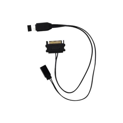 Coolbox ARGB CTRL01 Mini controller ARGB - Trasforma il pulsante di reset in un selettore di effetti per ventole e dispositivi ARGB - Più di 20 effetti diversi