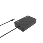 Coolbox NB100 Caricabatterie da muro GaN 100W - USB‑C - PD3.0 per ricarica rapida intelligente - Selezione automatica della tensione - Colore nero - immagine 3