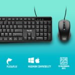 NGS Cocoa Kit V2 Combo Tastiera + Mouse USB - Tastiera multimediale - Mouse 1000 dpi a 3 pulsanti - Utilizzo ambidestro - Colore nero - immagine 3