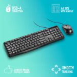 NGS Cocoa Kit V2 Combo Tastiera + Mouse USB - Tastiera multimediale - Mouse 1000 dpi a 3 pulsanti - Utilizzo ambidestro - Colore nero - immagine 4
