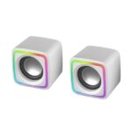 Mars Gaming MC-CUBE Minitower Micro-ATX/Mini-ITX - Vetro temperato continuo frontale e laterale - Ventola ARGB da 120 mm - USB-C - USB 3.0 - Colore bianco - immagine 4