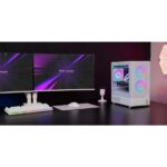Mars Gaming MC-ONYX Minitower Micro-ATX/Mini-ITX - 3 ventole ARGB FDB da 120 mm - Vetro temperato - USB 3.0 - USB 2.0 - Audio - 4 slot di espansione - 34x20x39,5 cm - Colore bianco - immagine 5