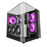 Mars Gaming MC-INFINIOLITE Case Tower ATX - Struttura a doppia camera - Vetro temperato curvo e superiore - USB-C - USB 3.0 - USB 2.0 - Audio HD - 355x293x350 mm - Colore nero - immagine 2