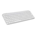 Mars Gaming MK-SILENKEYS Tastiera completa wireless - Bluetooth - Disposizione inglese QWERTY US - 720mAh - Tasti silenziosi a profilo ribassato - Tasti di scelta rapida - 384x132x24mm - Colore bianco