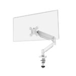 Mars Gaming MARMPRO1 Supporto da tavolo con braccio articolato per monitor fino a 32" - Accessori inclusi - Articolato a 360° - VESA 100x100 - Molla a gas - 480x460x115 mm - Colore: bianco - immagine 2