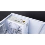 Mars Gaming MPB750PSI Alimentatore ATX - 750W - 80 Plus Gold - Ventola da 140 mm - Silenzioso 12 dB - Cablaggio modulare - Cavi piatti testurizzati - 150x160x85 mm - Colore bianco - immagine 5