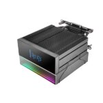 Mars Gaming MCPU-LCD Dissipatore CPU - Potenza TDP fino a 300W - 6 tubi HCT - Ventola PWM FDB da 120 mm - Schermo LCD - Cavo antirumore - Illuminazione ARGB - 122x72x156 mm - Colore nero - immagine 4