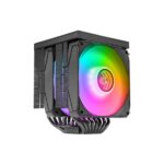 Mars Gaming MCPU-LCDPRO Dissipatore CPU - Potenza TDP fino a 380W - 8 tubi - 2 ventole PWM FDB da 120 mm - 2300 rpm - Schermo LCD - Illuminazione ARGB - 120x118x158 mm - Colore nero