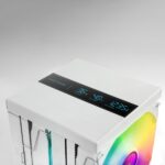 Mars Gaming MCPU-LCDPRO Dissipatore CPU - Potenza TDP fino a 380W - 8 tubi - 2 ventole PWM FDB da 120 mm - 2300 rpm - Schermo LCD - Illuminazione ARGB - 120x118x158 mm - Colore bianco - immagine 5