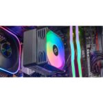 Mars Gaming MCPU-X2 Dissipatore CPU - Potenza TDP fino a 150W - 2 tubi - Silenzioso - Ventola PWM FDB da 120 mm - Accessori inclusi - Illuminazione FRGB - 9,3 x 6,4 x 13,2 cm - Colore nero - immagine 5