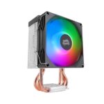 Mars Gaming MCPU-X3 Dissipatore CPU - Potenza TDP fino a 190W - 3 tubi - Ventola PWM FDB da 120 mm - Silenzioso - Accessori inclusi - Illuminazione FRGB - 9x6,3x13,6 cm - Colore nero - immagine 4
