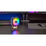 Mars Gaming MCPU-X3 Dissipatore CPU - Potenza TDP fino a 190W - 3 tubi - Ventola PWM FDB da 120 mm - Silenzioso - Accessori inclusi - Illuminazione FRGB - 9x6,3x13,6 cm - Colore nero - immagine 5