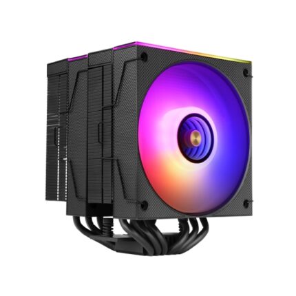 Mars Gaming MCPU-X26 Dissipatore CPU - Potenza TDP fino a 350 W - 6 tubi - Silenzioso - 2 ventole PWM da 120 mm - 2600 rpm - Illuminazione ARGB - 122 x 122 x 158 mm - Colore nero