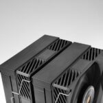 Mars Gaming MCPU-X26PRO Dissipatore CPU - Potenza TDP fino a 350W - 6 tubi - 2 ventole PWM da 120 mm - 2300 rpm - Cavo antirumore - Antivibrazioni - 122x122x158 mm - Colore nero - immagine 2