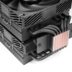 Mars Gaming MCPU-X26PRO Dissipatore CPU - Potenza TDP fino a 350W - 6 tubi - 2 ventole PWM da 120 mm - 2300 rpm - Cavo antirumore - Antivibrazioni - 122x122x158 mm - Colore nero - immagine 5