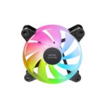 Mars Gaming MF-4A Pacchetto da 4 ventole da 120 mm - 1000 rpm - Illuminazione ARGB senza cornice - FDB - Silenzioso 14 dB - Viti incluse - Cuscinetti idraulici - Colore nero - immagine 3