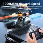 Vention Convertitore da USB-C a Ethernet - Cavo da 15 cm - Velocità fino a 1 Gbps - Involucro in alluminio - Colore grigio - immagine 4