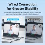 Vention Convertitore da USB-C a Ethernet - Cavo da 15 cm - Velocità fino a 1 Gbps - Involucro in alluminio e ABS - Colore grigio - immagine 4