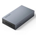 Switch Vention a 5 porte RJ45 - Velocità fino a 1 Gbps - Non gestito - Negoziazione automatica - Ethernet - Alluminio - Tecnologia PPS - Colore grigio