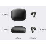 Vention Tiny T13 Auricolari intraurali wireless - Bluetooth 5.3 - Autonomia fino a 6 ore - Portata 10 m - Cancellazione attiva del rumore ANC - Colore nero - immagine 2