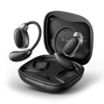 Vention Open Ear 013 Auricolari intrauricolari wireless - Bluetooth 5.4 - Autonomia fino a 8 ore - Ganci in silicone ipoallergenici - Cancellazione del rumore ambientale ENC - IPX4 - Colore nero