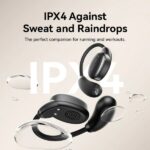 Vention Open Ear 013 Auricolari intrauricolari wireless - Bluetooth 5.4 - Autonomia fino a 8 ore - Ganci in silicone ipoallergenici - Cancellazione del rumore ambientale ENC - IPX4 - Colore nero - immagine 3