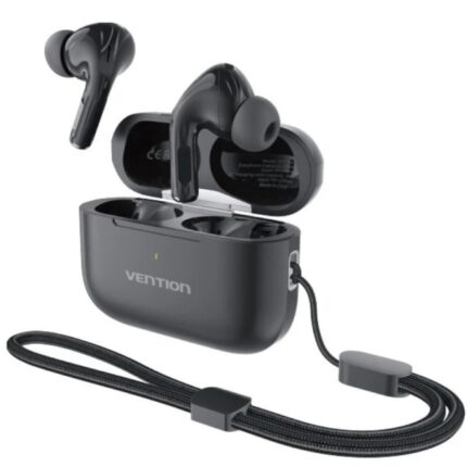 Vention Echo Lite E11 Plus Auricolari intrauricolari wireless - Bluetooth 6.0 - Autonomia fino a 6 ore - Custodia con batteria da 250 mAh - Colore nero