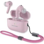 Vention Echo Lite E11 Plus Auricolari intraurali wireless - Bluetooth 6.0 - Autonomia fino a 6 ore - Custodia con batteria da 250 mAh - Colore rosa