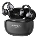 Vention A11 Clip-On Auricolari Intraurali Wireless - Bluetooth 6.0 - Portata 10 m - Custodia con batteria da 400 mAh - Colore Nero
