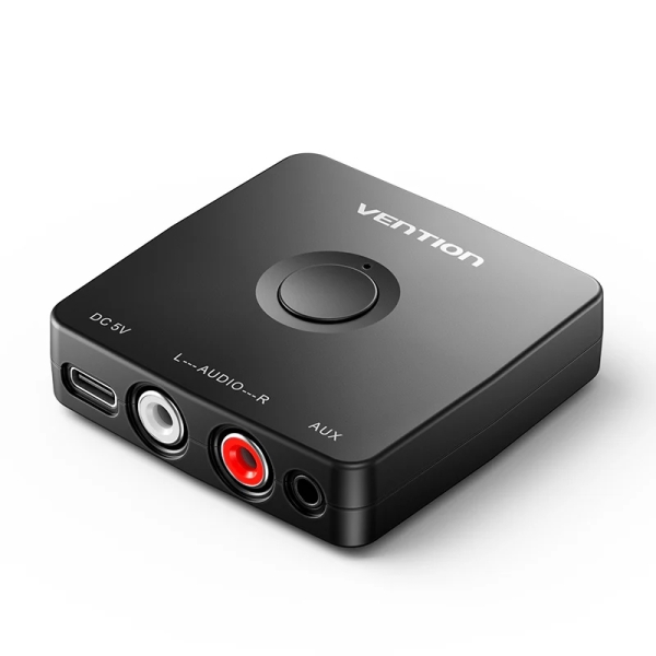 Adattatore audio wireless Vention - Involucro in ABS - Bluetooth 5.1 - 2xRCA - Jack da 3